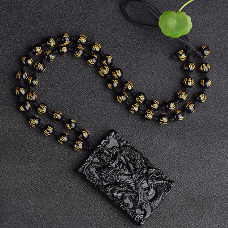 FengShui Lord Guan Protection Necklace Pendant