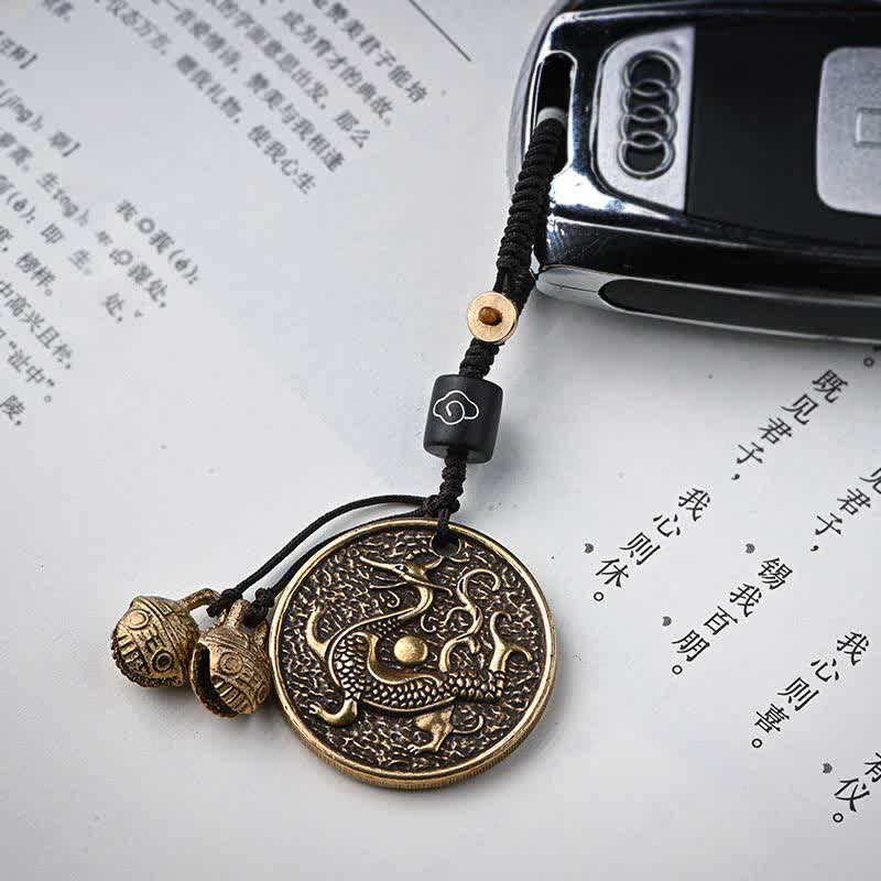 Nimara Ritual Four Symbols Azure Dragon White Tiger Vermilion Bird Black Tortoise Key Chain