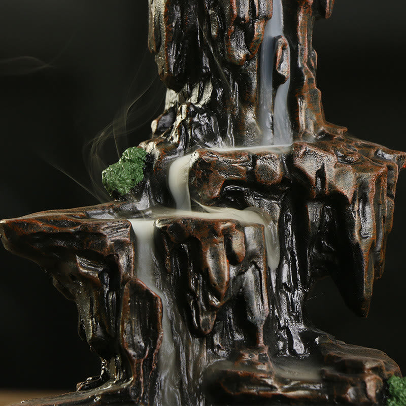 Nimara Ritual Waterfall Backflow Incense Burner Mountain Tower Incense Holders