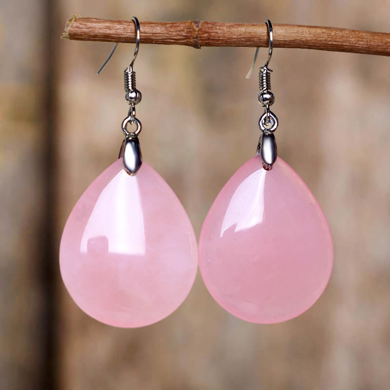 Nimara Ritual Natural Aventurine Dangle Healing Drop Earrings