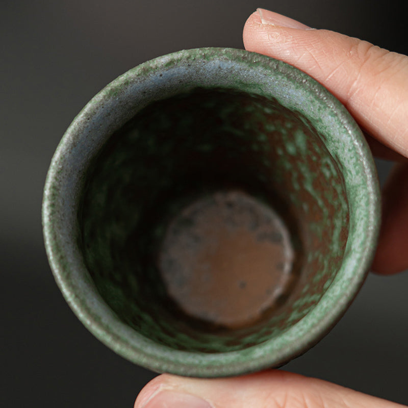 Nimara Ritual Small Vintage Style Ceramic Teacup Kung Fu Tea Cup 50ml