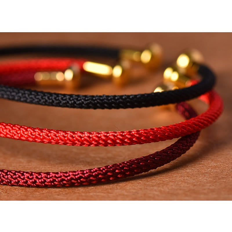 Nimara Ritual Simple Design Handmade Luck Braid String Cuff Bracelet