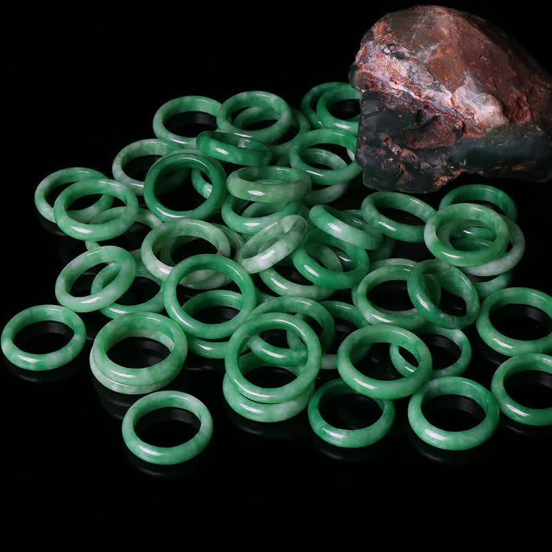 Nimara Ritual Jade Abundance Luck Ring