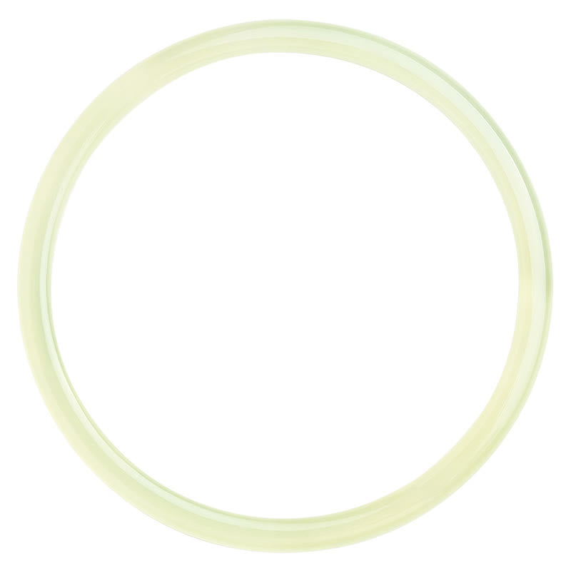Nimara Ritual Natural Green Chalcedony Strength Courage Cuff Bangle Bracelet