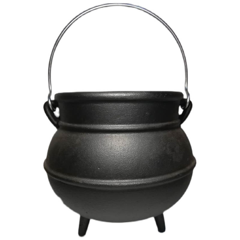 Nimara Ritual Cast Iron Cauldron Prayer Altar Burning Holder Incense Sage Smudging Rituals Use Items