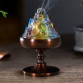 Nimara Ritual Liuli Crystal Mountain Healing Meditation Incense Burner