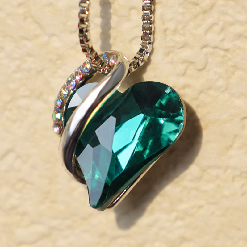 Nimara Ritual Love Heart Birthstone Healing Energy Necklace Pendant