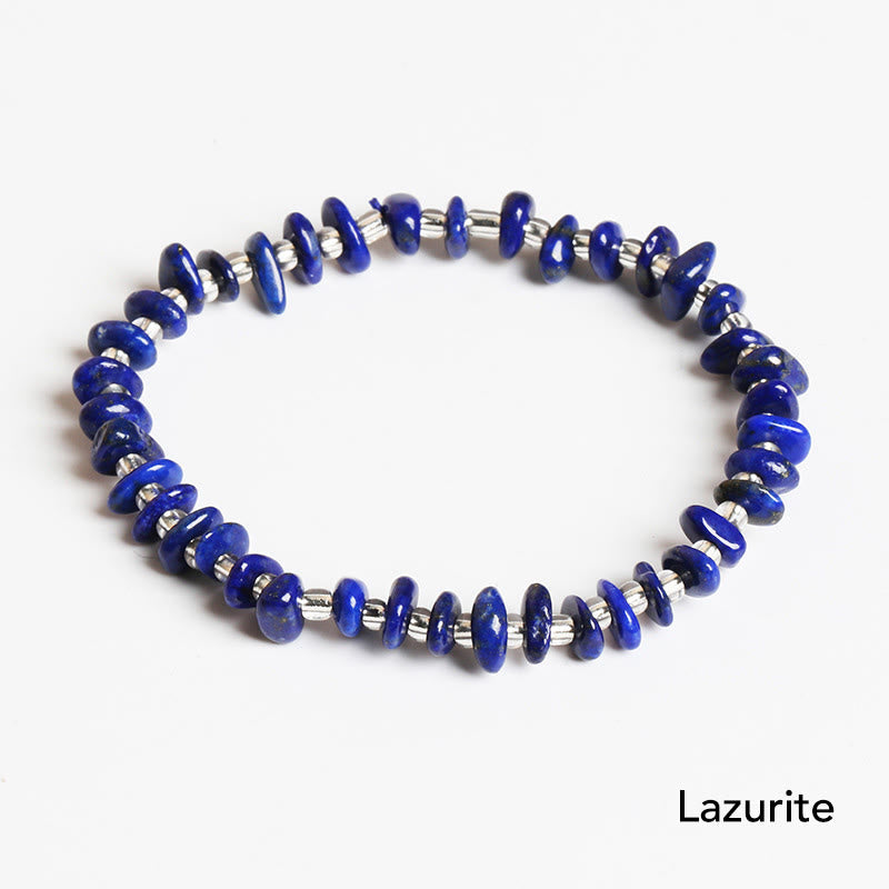 Nimara Ritual Natural Irregular Shape Stone Crystal Meditation Balance Bracelet