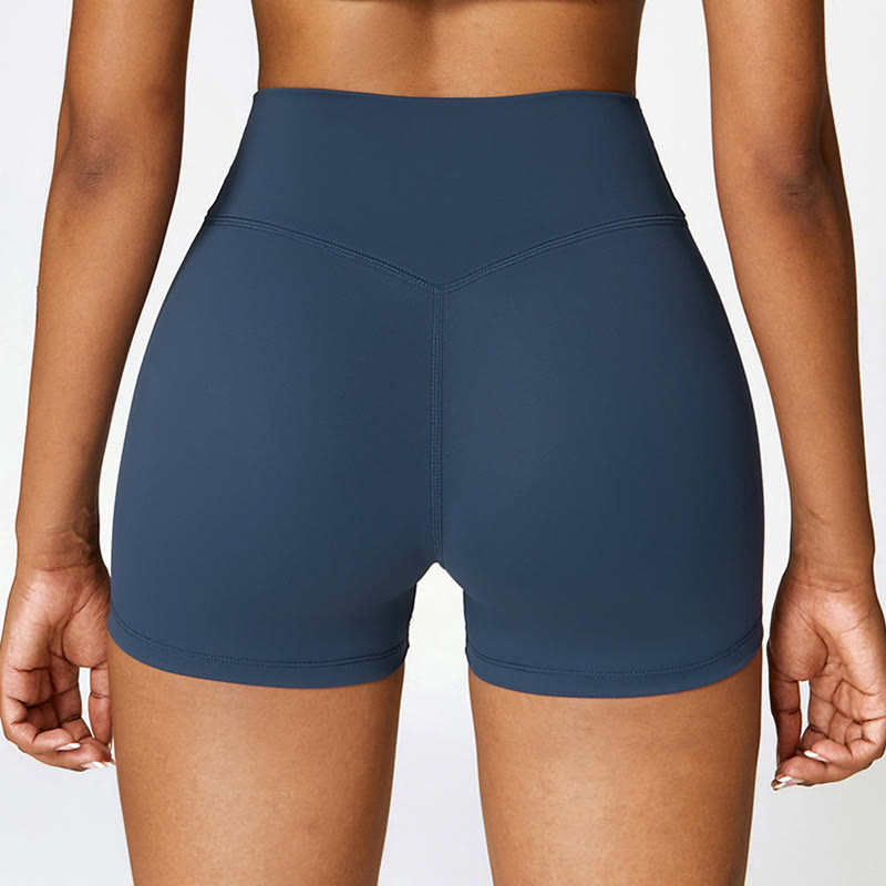 Nimara Ritual Solid Color Crop Tank Top High Waist Shorts Sports Fitness Gym Yoga Outfits