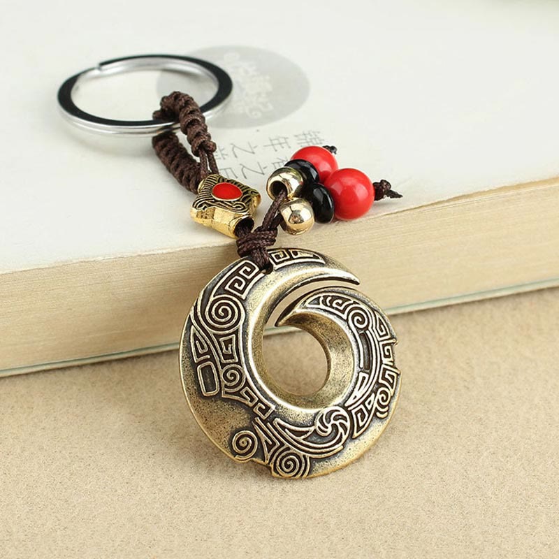 Nimara Ritual Good Luck Fortune Copper Wealth Key Chain