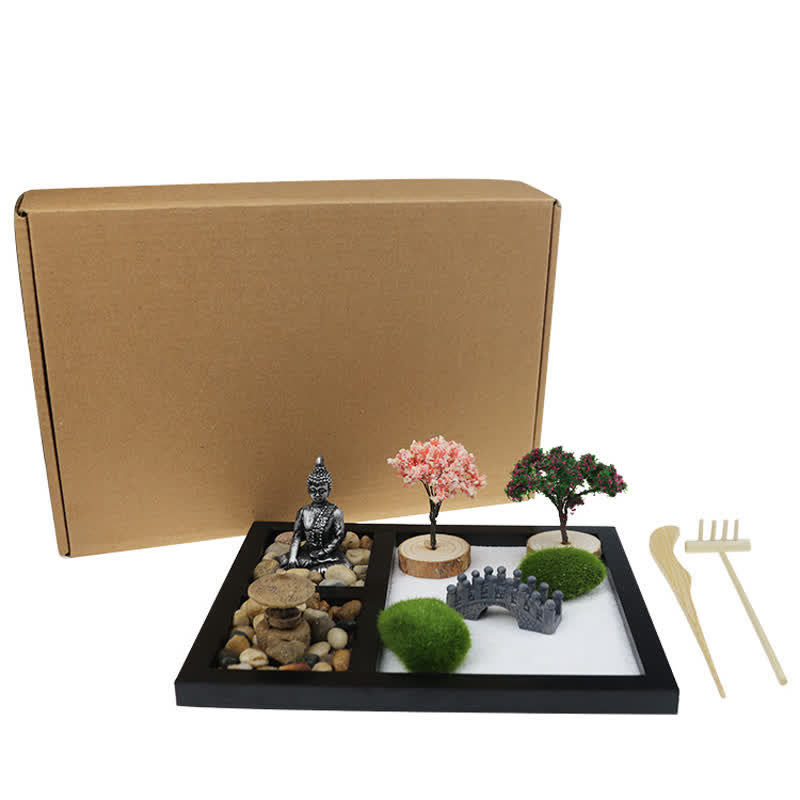 Nimara Ritual Buddha Symbol Tree Landscape Meditation Calm Zen Garden Decoration