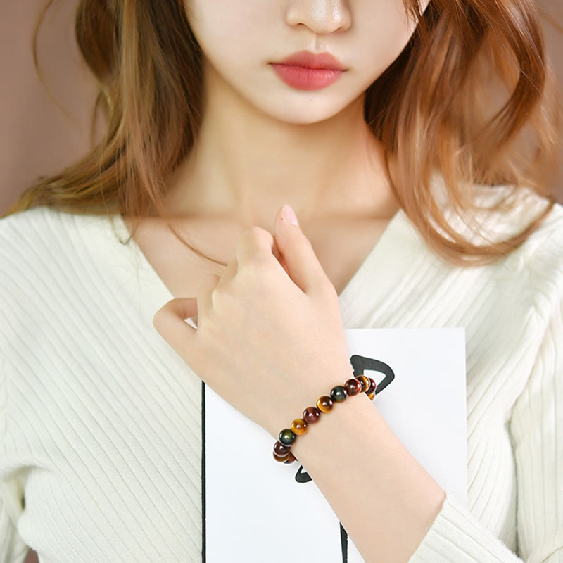 Nimara Ritual Natural Tiger Eye Positive Protection Bracelet