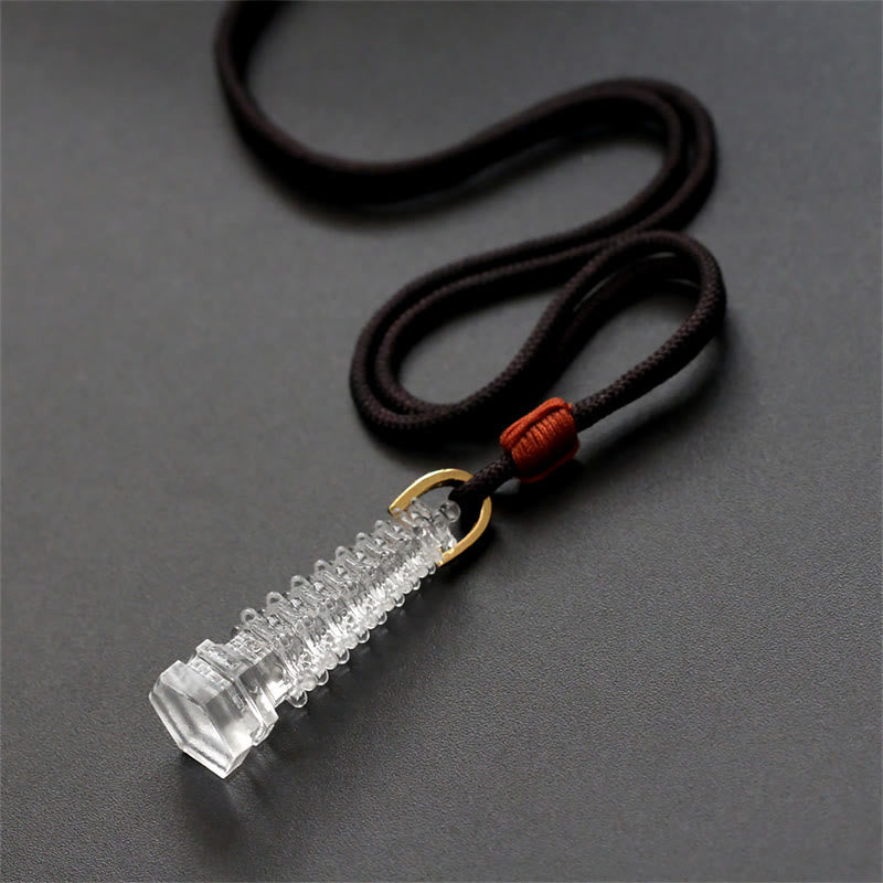 Nimara Ritual Liuli Ancient Pagoda Wisdom Necklace
