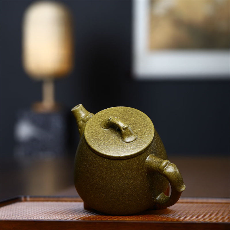 Nimara Ritual Yixing Semi-handmade Yellow Green Purple Clay Kung Fu Teapot 240ml