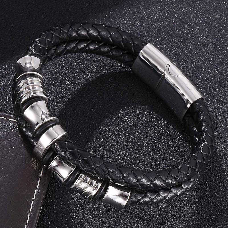 Nimara Ritual Layered Leather Weave Fortune Bracelet