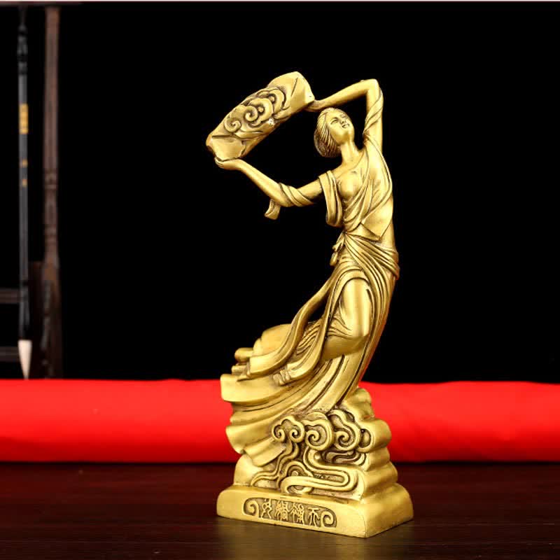 Nimara Ritual Bodhisattva Nuwa Mends The Sky Protection Copper Statue Decoration