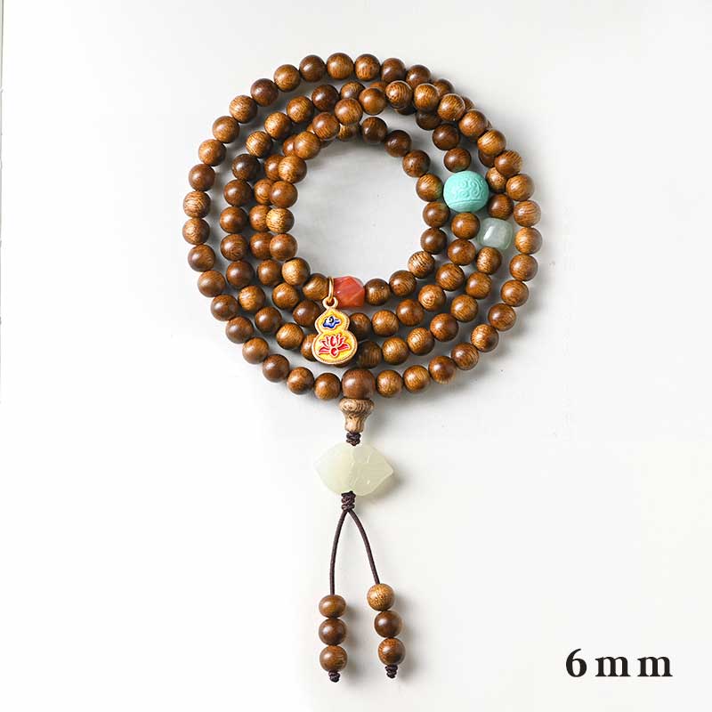 Nimara Ritual Tibetan Rosewood Protection Calm Bracelet Mala