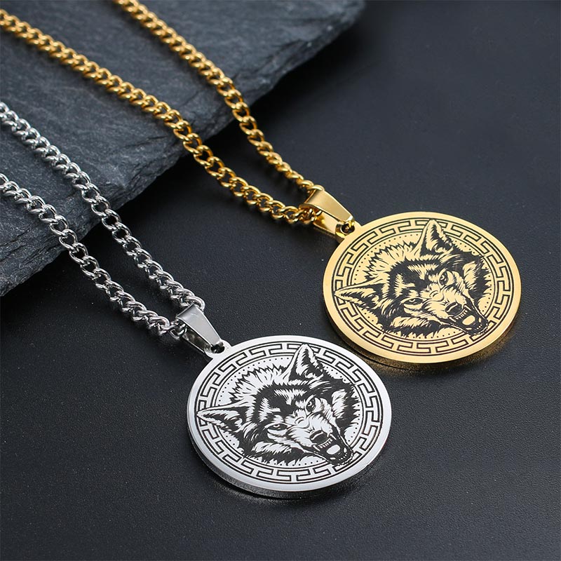 Nimara Ritual Animal Titanium Steel Chain Necklace Protection Pendant