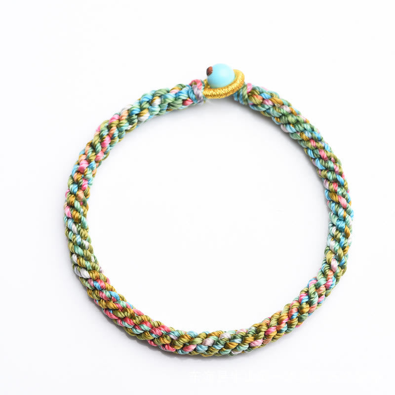 Nimara Ritual Colorful Rope Luck Handcrafted Braided Child Adult Bracelet