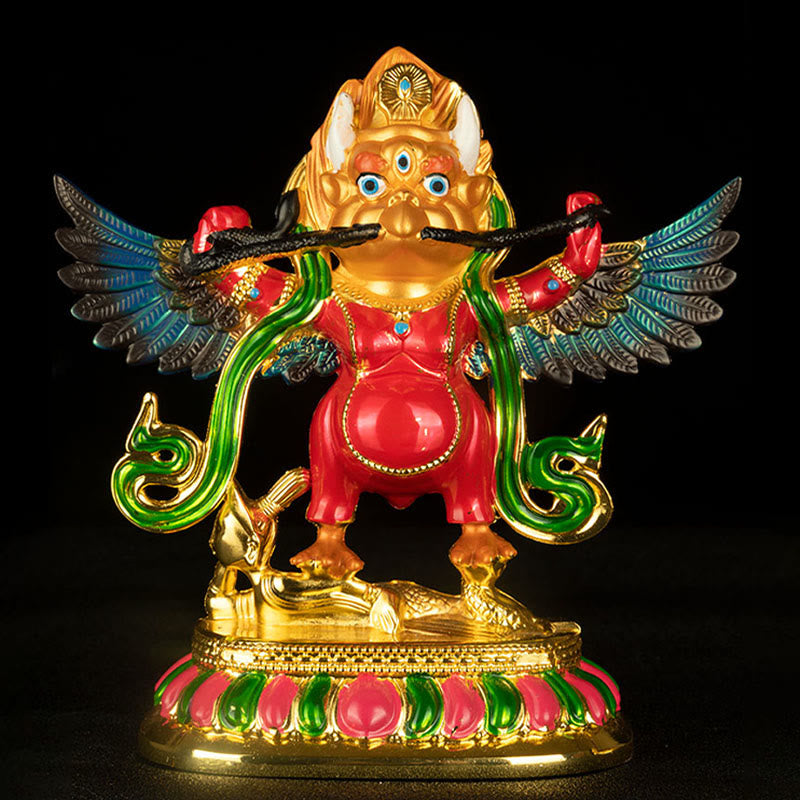 Nimara Ritual Tibet Garuda Bird Alloy Keep Evil Spirits Away Home Decoration