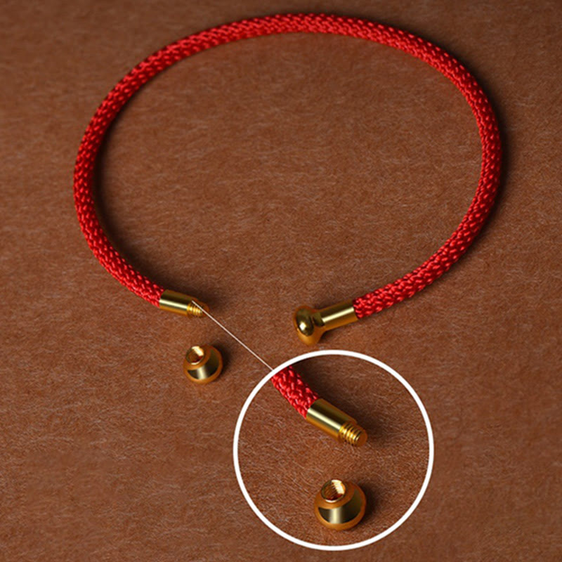 Nimara Ritual Simple Design Handmade Luck Braid String Cuff Bracelet