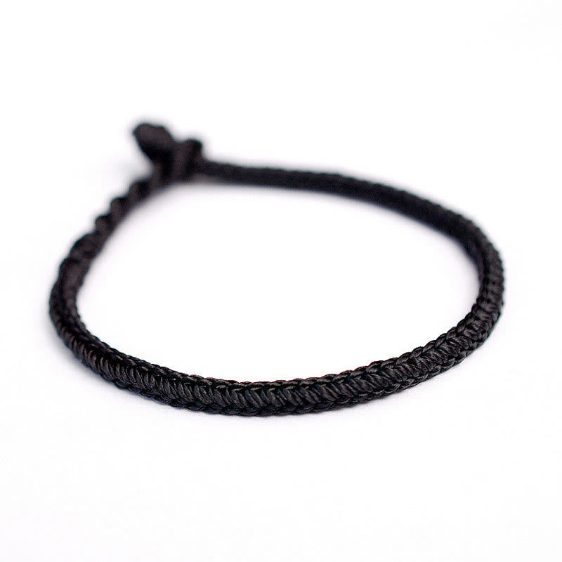 Nimara Ritual Tibetan Handmade Eight Thread Peace Knot Protection Braided String Bracelet