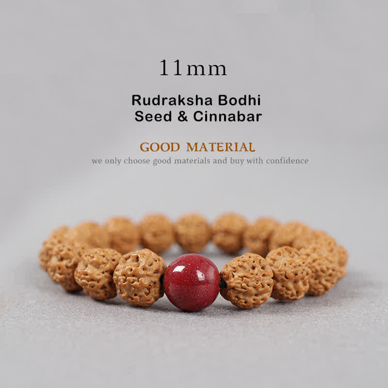 Nimara Ritual Tibet Rudraksha Bodhi Seed Dzi Bead Amber Turquoise Wealth Bracelet