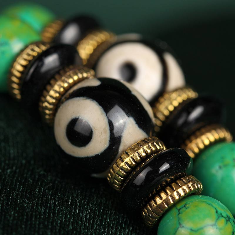 Nimara Ritual Tibetan Turquoise Mala Balance Necklace Bracelet