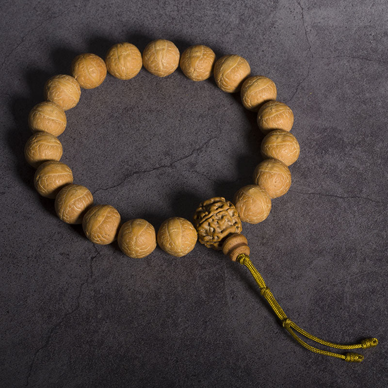 Nimara Ritual Bodhi Seed Luck Auspiciousness Wrist Mala Tassel Pocket Mala