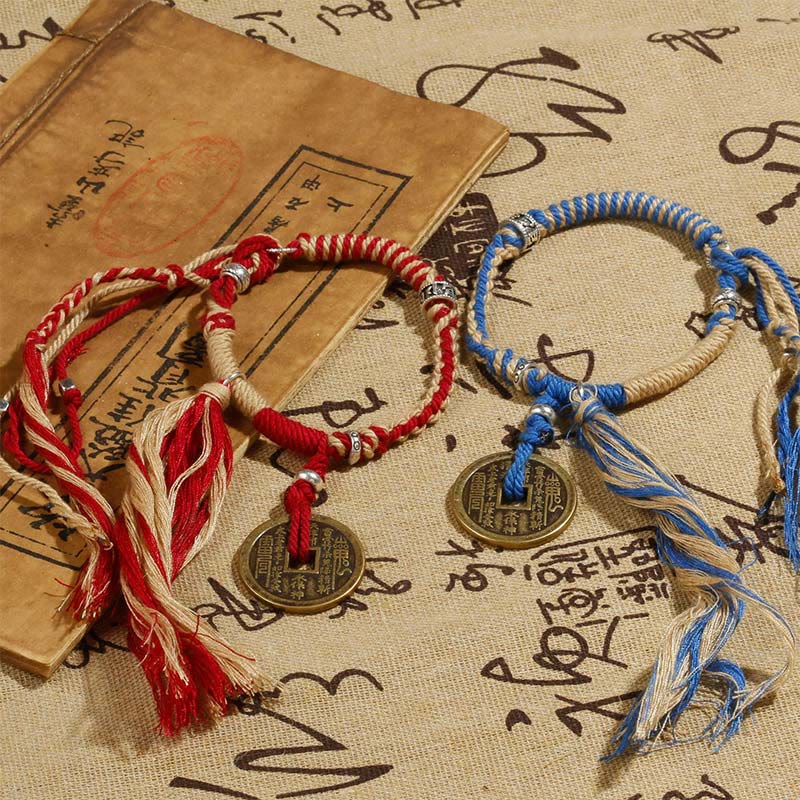 Nimara Ritual Mountain Ghosts Spend Money Wealth Prosperity Handmade Braided Bracelet