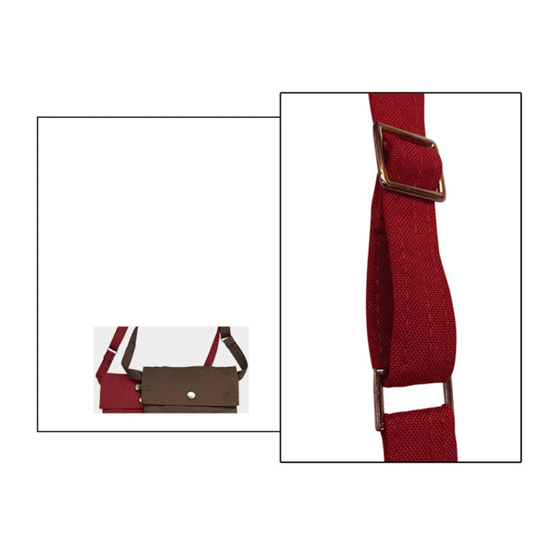 Nimara Ritual Handmade OM Mantra Embroidered Spiritual Mind Practice Cotton Crossbody Bag Shoulder Bag Cellphone Bag