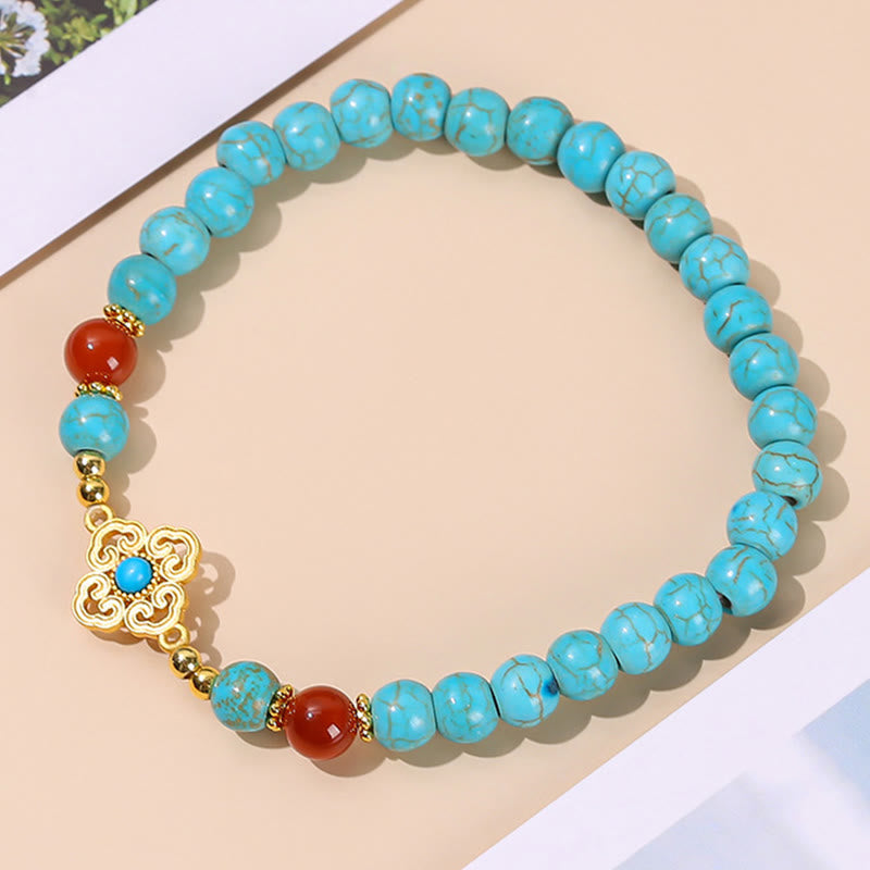 Nimara Ritual Turquoise Bead Protection Balance Bracelet