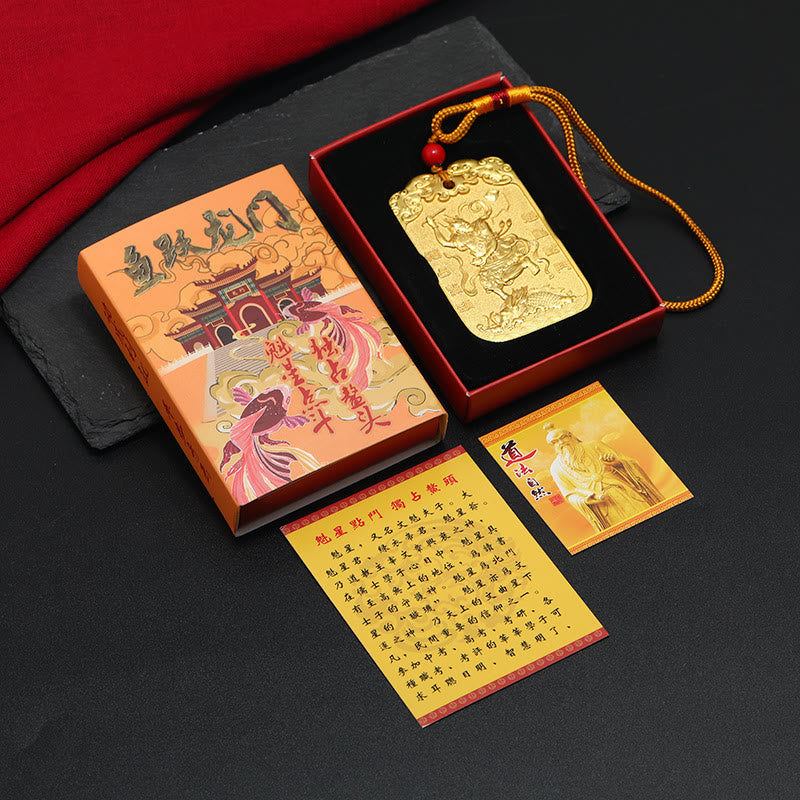 Nimara Ritual Feng Shui Auspicious Star Wenchang Pen Pagoda Koi Fish Car Hanging Decoration