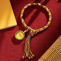 Nimara Ritual Handmade Tibetan Five God Of Wealth Dragon Scale Rope Luck Braid Bracelet