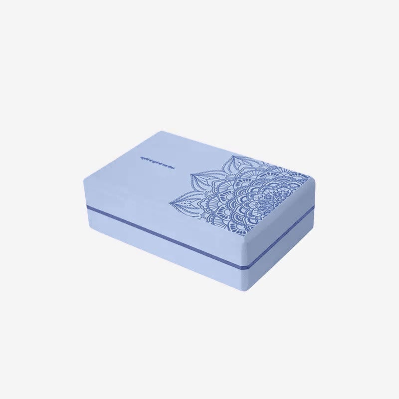 Nimara Ritual Tibetan Mandala Mindful Soft Non-Slip Foam Yoga Block