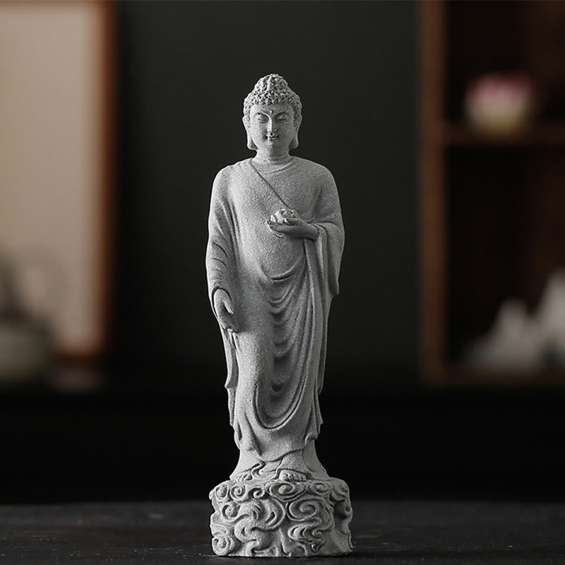 Nimara Ritual Meditation Buddha Auspicious Clouds Design Serenity Home Decoration
