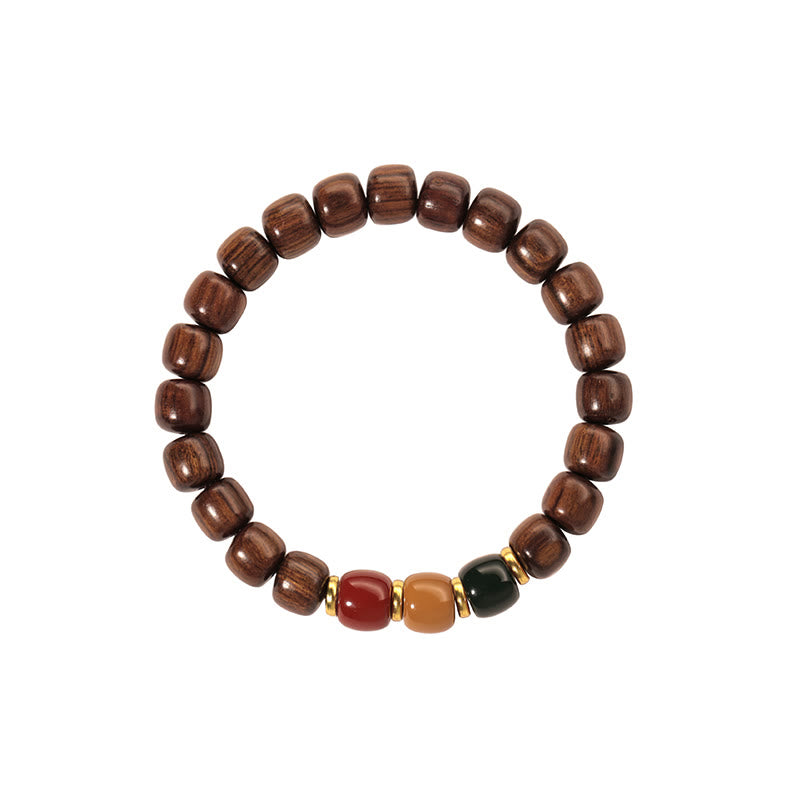 Nimara Ritual Ebony Wood Rosewood Peace Balance Bracelet