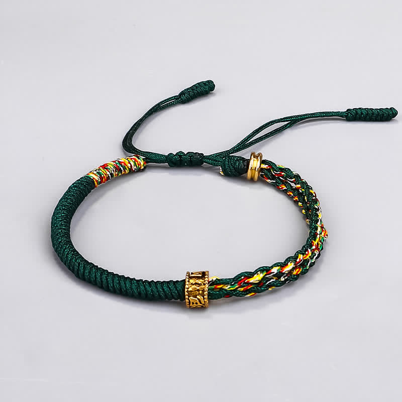 Nimara Ritual Om Mani Padme Hum Protection Luck String Bracelet