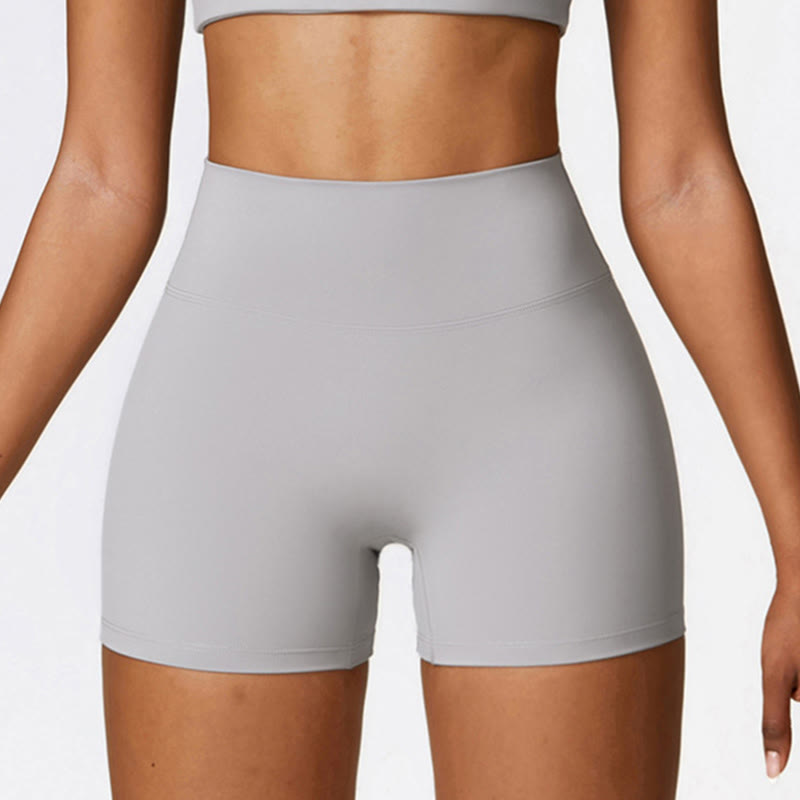 Nimara Ritual Solid Color Crop Tank Top High Waist Shorts Sports Fitness Gym Yoga Outfits