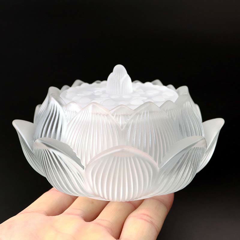 Nimara Ritual Lotus Liuli Crystal Healing Meditation Incense Burner