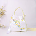 Nimara Ritual Embroidered Osmanthus Peony Grape Cat Cotton Linen Tote Crossbody Bag Shoulder Bag Handbag
