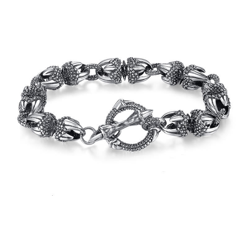Nimara Ritual Dragon Claw Engraved Strength Protection Bracelet