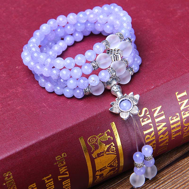 Nimara Ritual Purple Jasper Bead Strength Bracelet Mala