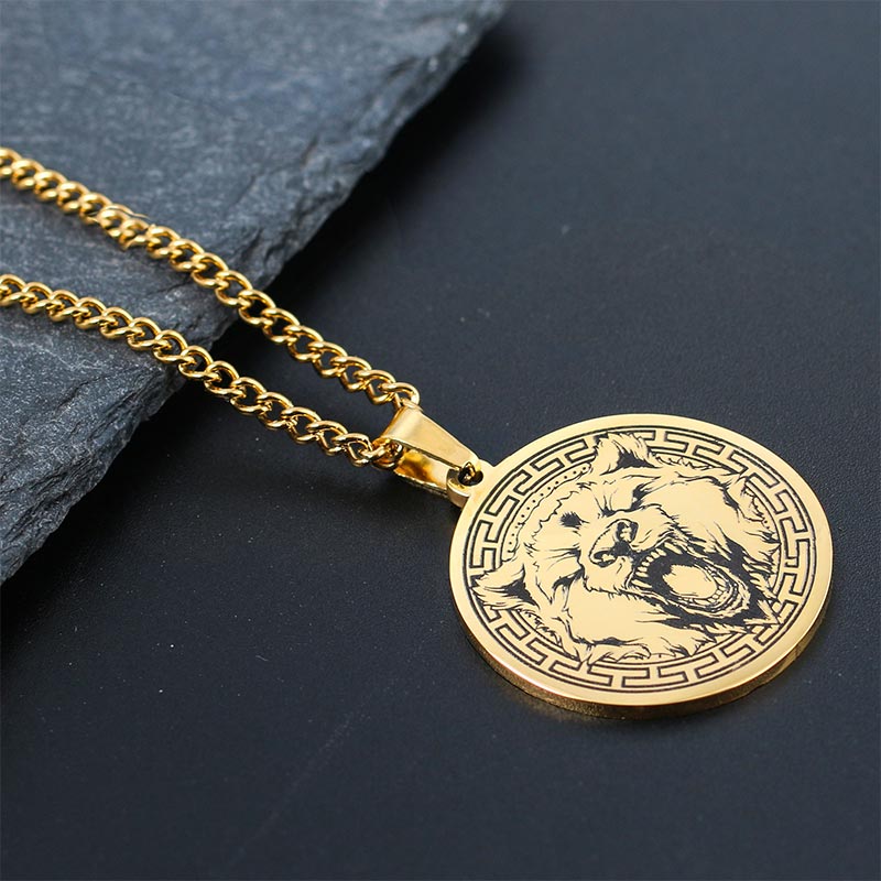 Nimara Ritual Animal Titanium Steel Chain Necklace Protection Pendant