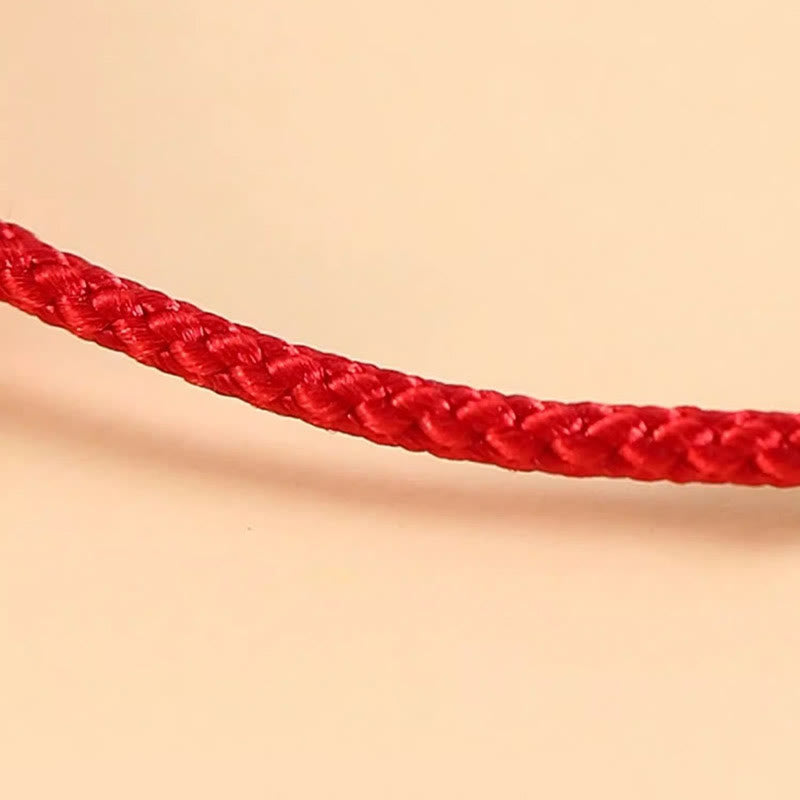 Nimara Ritual Handmade 999 Sterling Silver Year of the Dragon Cute Chinese Zodiac Luck Braided Bracelet