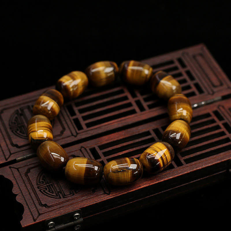 Nimara Ritual Natural Tiger Eye Stone Integrity Willpower Bracelet