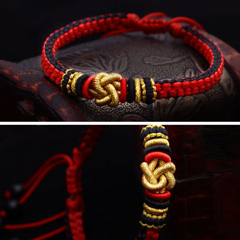 Nimara Ritual Colorful Rope True Love Knot Luck Handmade Bracelet
