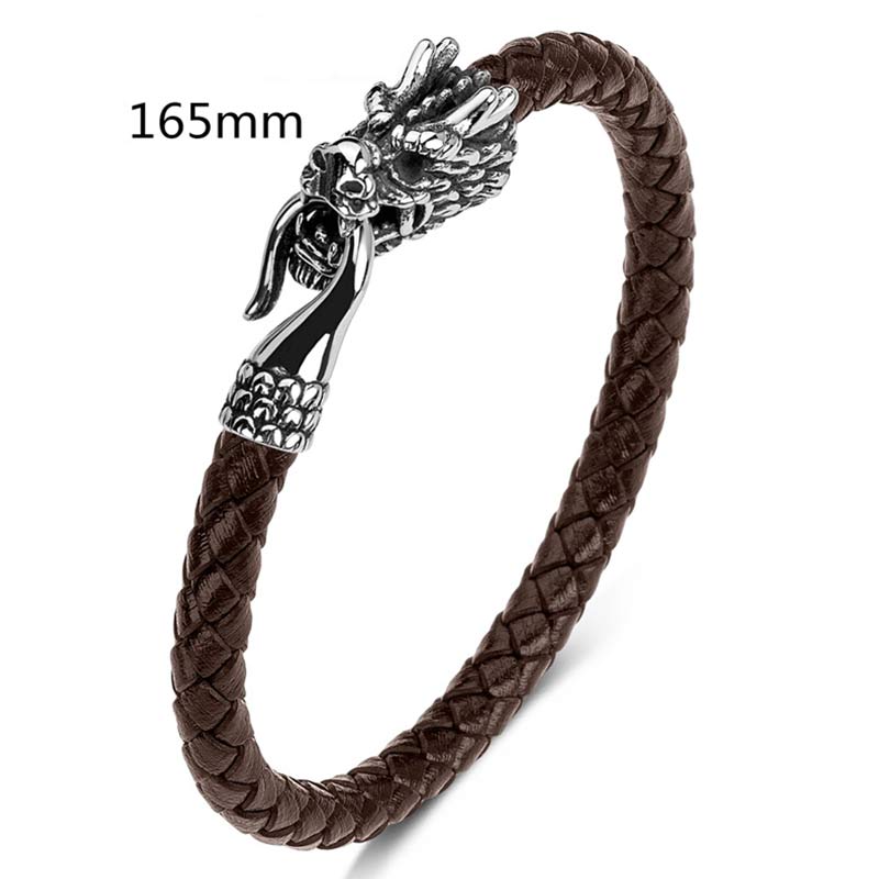 Nimara Ritual Dragon Titanium Steel Protection Luck Bracelet