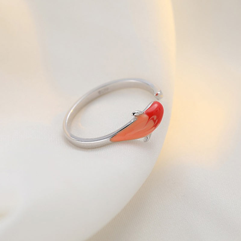 Nimara Ritual Koi Fish Copper Balance Luck Adjustable Ring