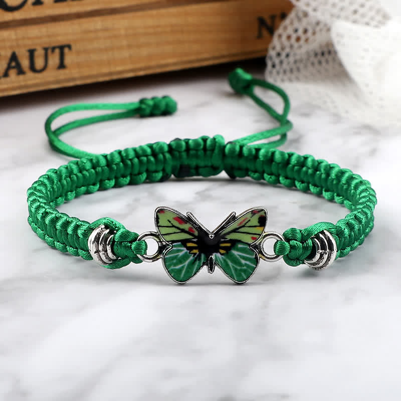 Nimara Ritual Butterfly Freedom Love String Charm Bracelet